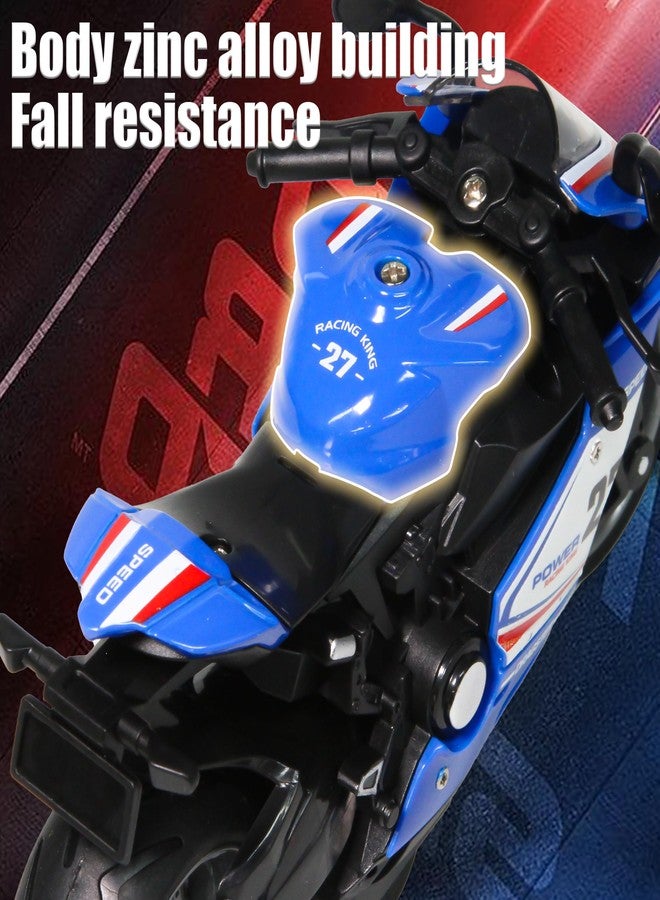 MLcnleS Alloy Metal Diecast Motorcycle Model Toy Set, 4 Pack of 1:12 Scale Die-Cast Motorcycles, Pull Back Function Toy Moto Bike for Kids Boys Girls and Collectors - Image 5